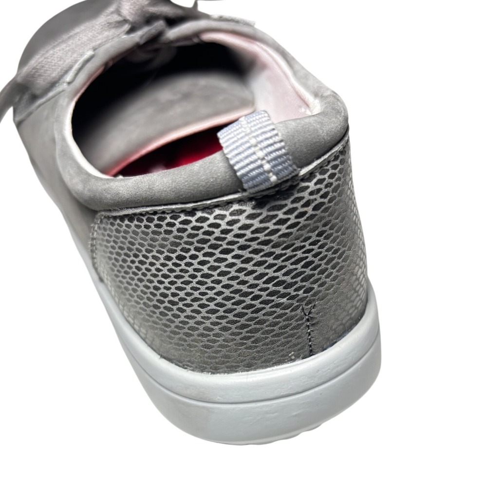 SAS Womens Gray Nubuck Leather Low Top Walking Shoes Lace Up Sneaker Size 9 - Picture 4 of 9